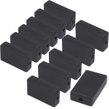 Imagem de Caixas para projetos Zulkit em plástico ABS, 12 unidades, 60 x 36 x 17