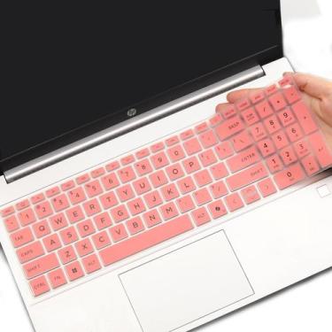 Imagem de Capa de teclado MUBUY-GOL de silicone para notebook HP 15,6"