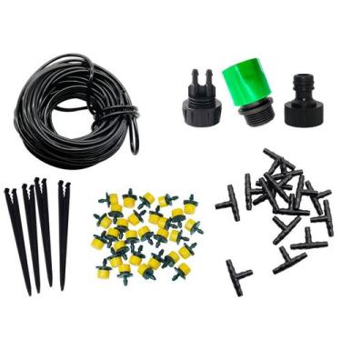 Imagem de Kit Irrigação Para 25 Vasos/horta Gotejamento (kit Completo) - Nagura