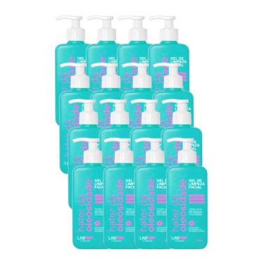 Imagem de Kit 16 Gel Limpeza Facial Hater Oleosidade 240ml Labotrat