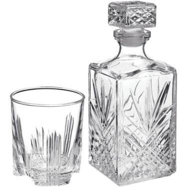 Imagem de Garrafa/copos Selecta Bormioli Rocco Vidro Transparente 1L/285ml 7pçs 