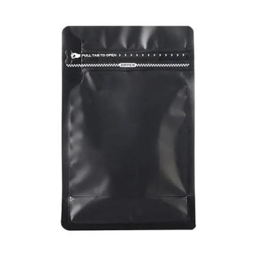 Imagem de 50 Sacos De Café Com Fundo Plano, Válvula E Zíper, Forro De Alumínio P