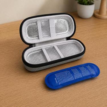Imagem de Estojo Térmico Case Portátil 20x5 Impermeável Caneta Emagrecedora Insu