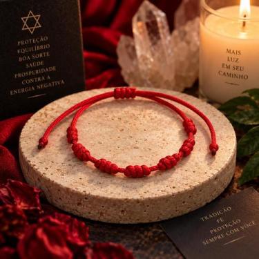 Imagem de Pulseira Vermelha Kabbalah 7 Nós - Escolha o Modelo - Lua Mística, Ver