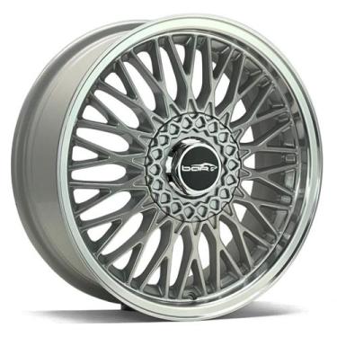 Imagem de 4 RODAS BAR BALLINA / ARO 18X6 / (4X100) ET32 Cor:Prata Diamantada, Pr
