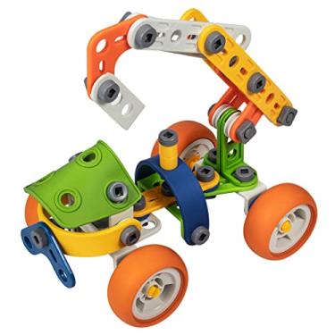 Imagem de Super Guindaste de Montar 98 pçs Colorido PlayDuc