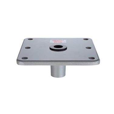 Imagem de attwood SP-67749 Swivl-Eze Lock'N-Pin de alumínio, base de pedestal de 18 cm x 17 cm