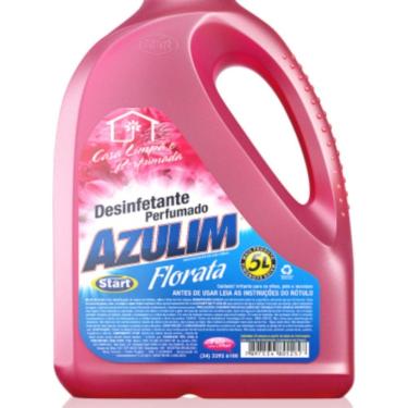 Imagem de Desinfetante Concentrado Azulim 5 Litros Florata Ferfumado