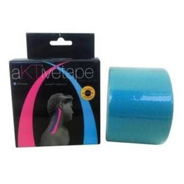 Imagem de Bandagem Aktive Sport Tape Kinesiology - 5cm X 5M - Azul -  Aktive Tap