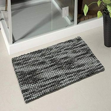 Imagem de Tapete PomPom Cinza - 60cm x 50cm