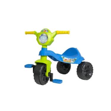 Imagem de Triciclo Infantil Kendy Kemotoca Dino Azul e Verde