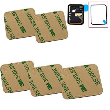 Imagem de Eaglestar 5 peças compatível com lote de adesivo LCD frontal pré-cortado para Apple Watch Series 1 & 2 cola de fita adesiva à prova d'água (38 mm 5 peças)