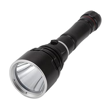 Imagem de Lanterna de Mergulho LED à Prova D'água 4800lm 80-100m Lanterna de Mergulho de Escurecimento Contínuo Subaquático para Caverna Em Alto Mar