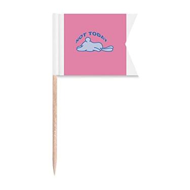 Imagem de Animal Lies Rest Art Deco Presente Fashion Palito Bandeiras Marcação para Bolo Festa Prato de Queijo