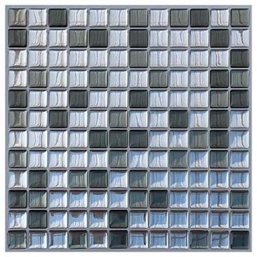 Imagem de Pastilha Adesiva Resinada Mini Deslumbre Kit 4 Placas Adesivo 3M