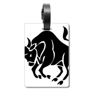 Imagem de Constellation Taurus Signo Zodíaco Etiqueta Bagagem Cartão de Bagagem Etiqueta Scutcheon Etiqueta