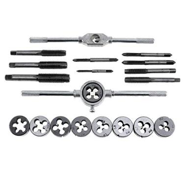 Imagem de Jogo de tarraxas e macho Western 20 peças para fazer rosca M3 A M12