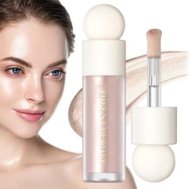 Imagem de Iluminador Líquido - Iluminador Contorno - Sensação respirável, cor multifuncional pura, aparência natural, cremoso nas bochechas, sensação névoa Paperp