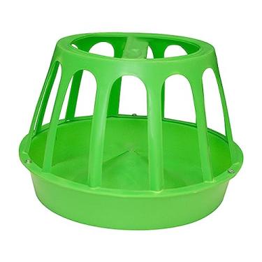 Imagem de IEUDNS Alimentador para aves pequenas, comedouro para galinhas sem desperdício e à prova de vazamento, prato para alimentação de pássaros com tampa, volta