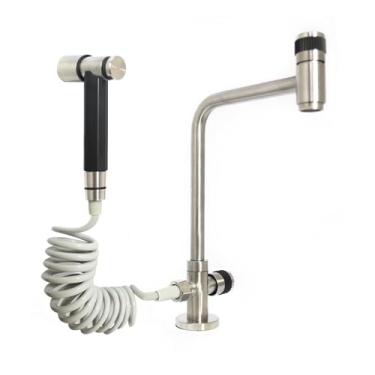 Imagem de Torneira Cozinha Pré-lavagem Mesa Ducha Inox 304 Stone