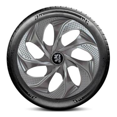 Imagem de Calota LC371 Peugeot Aro 14 Grafite Evolution Escolha carro
