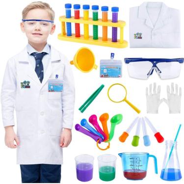 Imagem de Innocheer Kids Science Experiment Kit com laboratório cientista fantasia vestir-se e role play brinquedos presente para meninos meninas idade 6+ Festa
