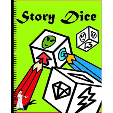 Imagem de Story Dice: Color Me Fun And Let's Cut Paper or Tear Up This Book to Make Your Own Story Game(Dice Game For Kids), (120 Pictures,20 Dices)