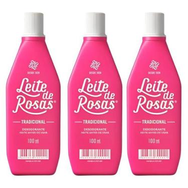 Imagem de Kit Loção Desodorante Leite De Rosas 100ml