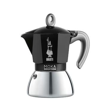 Imagem de Cafeteira Italiana Bialetti Moka Induction em Alumínio 6 Xícaras – Preta