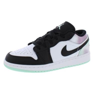 Imagem de Jordan Boy's Air Jordan 1 Low SE (Big Kid) White/Mint Foam/Black/Light Bordeaux 4.5 Big Kid M