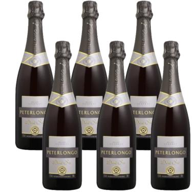 Imagem de Kit 6 Espumante Demi Sec Branco Peterlongo 750 ml