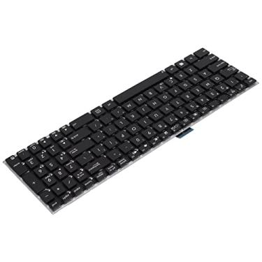 Imagem de Peças de teclado, 102 teclas de teclado de substituição duráveis para uso para F555L para X555L para Asus K555