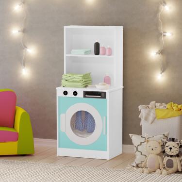 Imagem de Mini Lavadora Maquina de lavar Brinquedo Infantil mdf