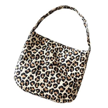 Imagem de TENDYCOCO Bolsa de canto bolsa de axila feminina bolsa tiracolo feminina bolsa de mão bolsa para mulheres livro sacola para mulheres bolsa impressa leopardo bolsa axila poliéster senhora sacos de alta