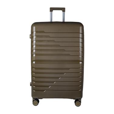 Imagem de Mala Média (23KG) em Polipropileno 4 rodas 360º - Ultraleve Dubai (Marrom)