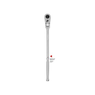 Imagem de TEKTON Chave catraca de 1,27 cm (1/2 polegada) x cabeça flexível de 35,5 cm (14 pol.) | SRH33214