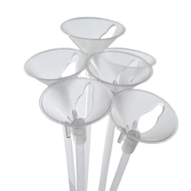 Imagem de 100 Varetas Pega Balão Transparente Bexigas Suporte Haste Canudo Segura Centro Mesa Ponteiras Decoração 33 Cm