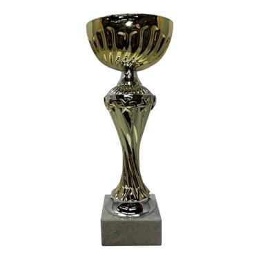 Imagem de Express Medals Taça Troféu de 25 cm - Evento, Torneios Esportivos, Competições, Presente ou Prêmio de Reconhecimento, 25 cm de altura x 8,5 cm de largura. AMC327-C
