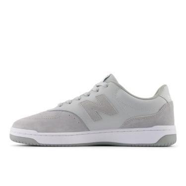 Imagem de New Balance Tênis masculino Bb80 V1, Cinza brilhante/concreto/branco, 41