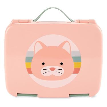 Imagem de Kit de Alimentação Skip Hop Bento Box Zoo Gatinha Rosa