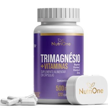 Imagem de Trimagnésio (Malato, Taurato, Quelato) + Zinco, Vitaminas C e D - 120 Cápsulas - Nutrione