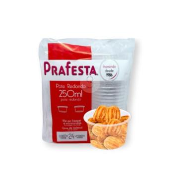 Imagem de Pote Redondo Salada De Fruta 250ml Descartavel - 96 Unidades