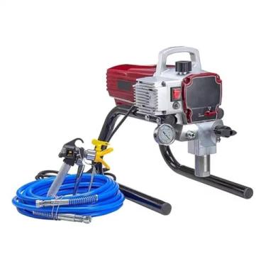 Imagem de HYZHANHONG 1500w máquina de pulverização de alta pressão, portátil handheld máquina de pulverização com pistola e bocal adequado para a pintura da parede de pulverização