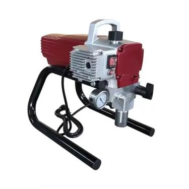 Imagem de HYZHANHONG Máquina de pulverização airless de alta pressão, máquina de pulverização de tinta de parede de alta pressão com manómetro e pistola para pintura interior