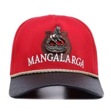 Imagem de Boné Trucker Aba Curva Mangalarga Machador Cavalo Cowboy-Masculino
