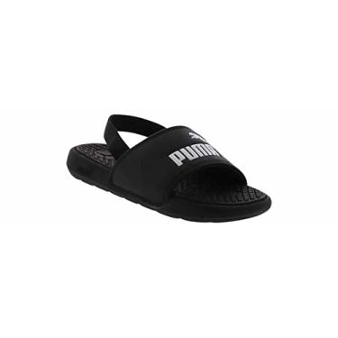 Imagem de PUMA Cool Cat Backstrap INF Sandália infantil infantil 5 M EUA preto branco, Preto/branco, 5 Infant