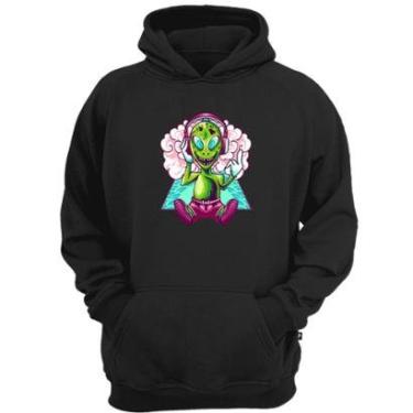 Imagem de Casaco moletom alien dj e.t espaço galaxia blusa de frio-Unissex