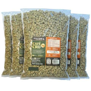 Imagem de Café em Grão Verde Cru Arábica Boa Doçura Região Vulcânica 82+SCA - 5Kg