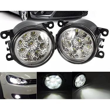 Imagem de LEVANLIGHT Substituição da lâmpada de neblina branca LED na caixa para Acura Honda Ford Ni ssan Lincoln Jaguar Subaru Suzuki Porsche (9 lâmpadas de LED)