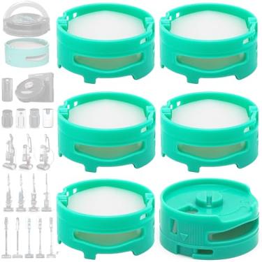 Imagem de [Pacote com 6] Cartuchos de substituição com tecnologia neutralizador de odores: compatíveis com Shark AZ3000 AZ3002 HZ3000 HZ3002 HZ702 IZ862H IZ562H ZD550 ZU102 LA702 Aspirador de pó e purificador